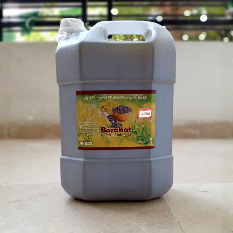 Barakat AZKA First Pressed Mustard Cooking Oil, 5 L
