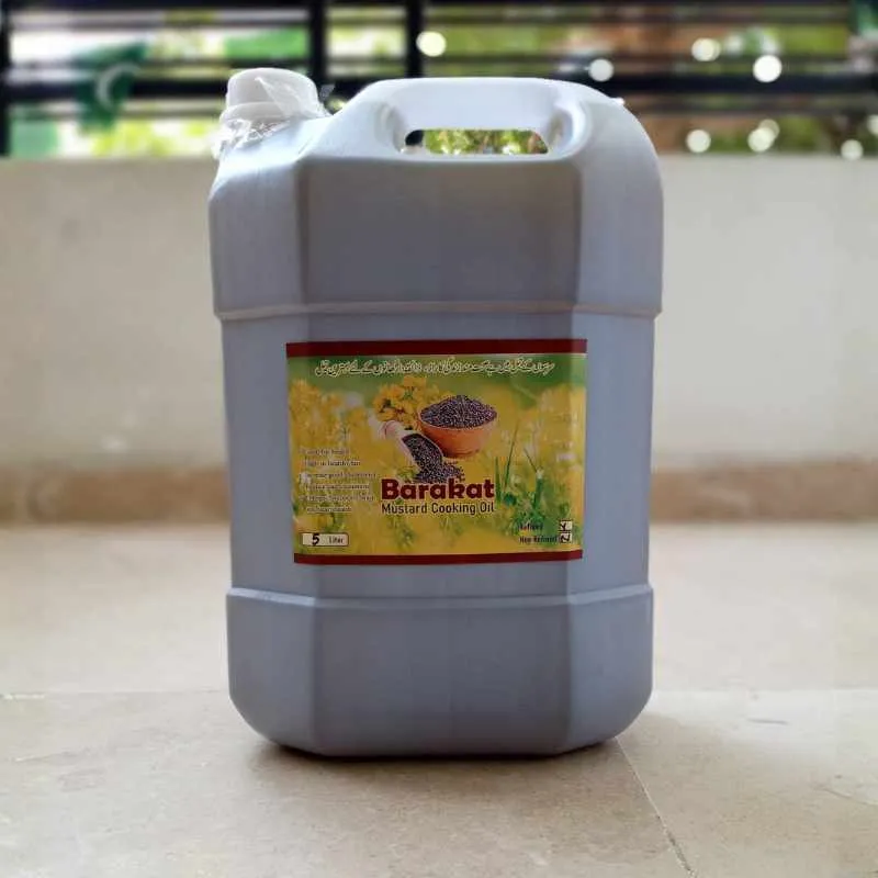 Barakat Regular Mustard Cooking Oil, 5 L