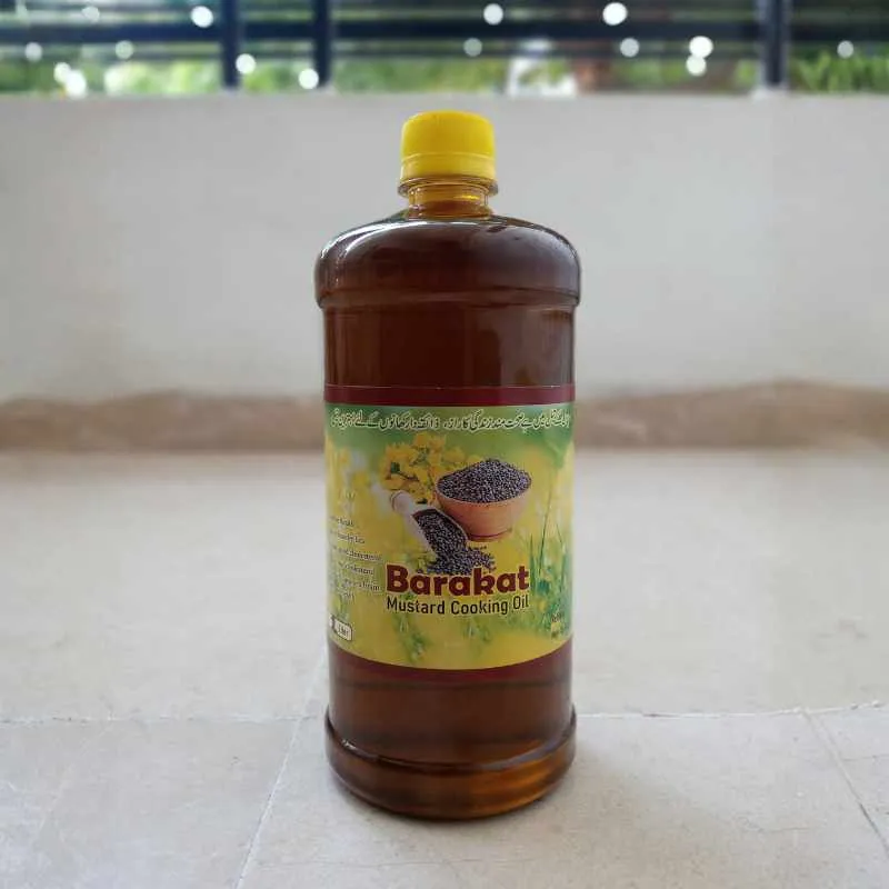Barakat Regular Mustard Cooking Oil, 950 ml